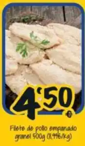 Cash Fresh Filete de pollo empanado granel oferta