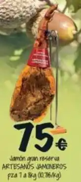 Cash Fresh Artesanos gardel - jamon gran reserva oferta
