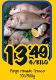 Cash Fresh Pargo rosado fresco oferta