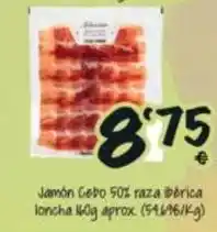 Cash Fresh Jamon cebo 50% raza iberica loncha oferta