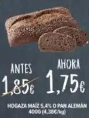 Cash Fresh Hogaza maiz o pan aleman oferta