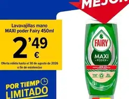 Cash Fresh Fairy - lavavajillas mano poder oferta