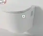 Bauhaus Hansgrohe - taza de wc suspendida 'elupura' oferta