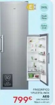 Cenor Aeg - frigorifico 1 puerta inox oferta