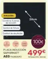 Cenor Aeg - placa inducción saphirmatt oferta