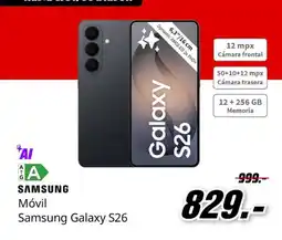 MediaMarkt Samsung - móvil galaxy s26 oferta