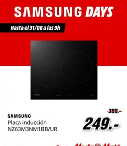 MediaMarkt Samsung - placa induccion nz63m3nm11bb/ur oferta