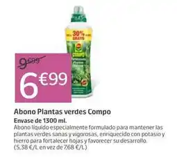 Jardiland Compo - abono plantas verdes oferta