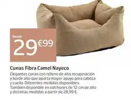 Jardiland Cunas fibra camel nayeco oferta