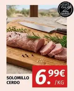 Maskom Supermercados Solomillo cerdo oferta