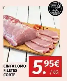 Maskom Supermercados Cinta lomo filetes corte oferta