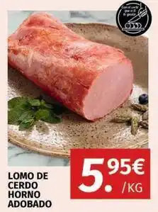 Maskom Supermercados Lomo de cerdo horno adobado oferta
