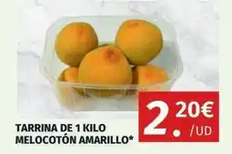 Maskom Supermercados Tarrina de 1 kilo melocoton amarillo oferta