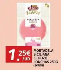 Maskom Supermercados Elpozo - mortadela siciliana oferta