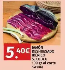 Maskom Supermercados Jamón deshuesado ibérico oferta