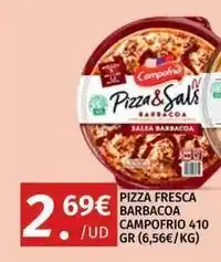 Maskom Supermercados Campofrío - pizza fresca barbacoa oferta