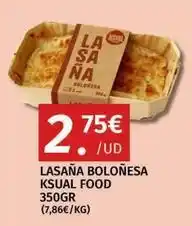 Maskom Supermercados Lasaña boloñesa oferta