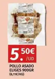 Maskom Supermercados Eliges - pollo asado oferta