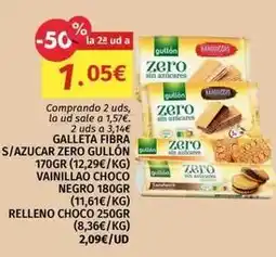 Maskom Supermercados Gullón - galleta fibra s/azucar zero oferta