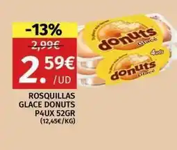Maskom Supermercados Donuts - rosquillas glace oferta