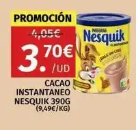 Maskom Supermercados Nestlé - cacao instantaneo nesquik oferta