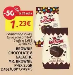 Maskom Supermercados Jr - brownie chocolate o galactic mr. brownie oferta