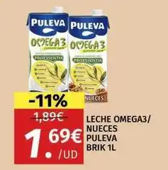 Maskom Supermercados Puleva - leche omega 3/ nueces oferta