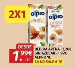 Maskom Supermercados Alpro - bebida avena oferta