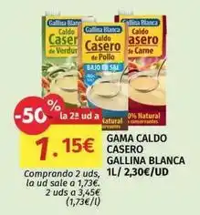 Maskom Supermercados Gallina blanca - gama caldo casero oferta