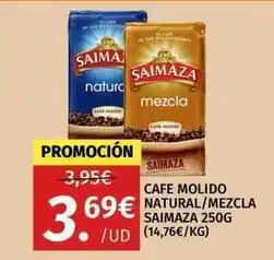 Maskom Supermercados Saimaza - cafe molido natural/mezcla oferta