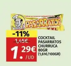 Maskom Supermercados Churruca - cocktail pasarratos oferta