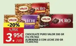 Maskom Supermercados Valor - chocolate puro oferta
