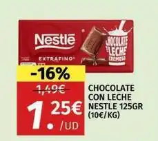 Maskom Supermercados Nestlé - chocolate con leche oferta