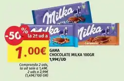 Maskom Supermercados Milka - chocolate oferta
