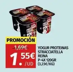 Maskom Supermercados Postres reina - yogur proteinas stracciatella oferta