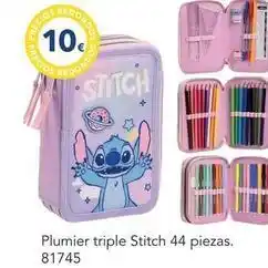 Tiendas MGI Stitch - plumier triple stitch 44 piezas oferta
