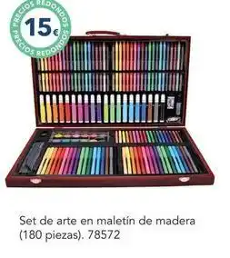 Tiendas MGI Set de arte en maletin de madera oferta
