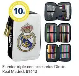 Tiendas MGI Redondo - plumier triple con accesorios diotto real madrid oferta
