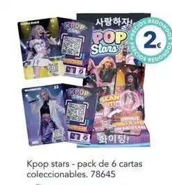 Tiendas MGI Redondo - kpop stars - pack de 6 cartas coleccionables oferta