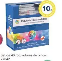 Tiendas MGI Set de 48 rotuladores de pincel. 77842 oferta