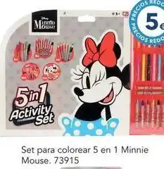 Tiendas MGI Redo - set para colorear 5 en 1 minnie oferta