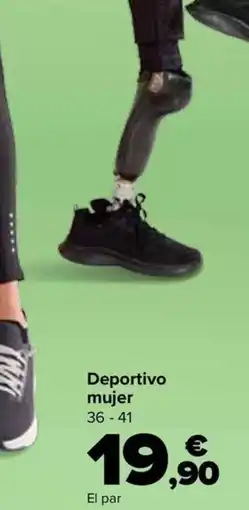 Carrefour Deportivo mujer oferta