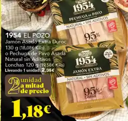 Gadis 1954 el pozo jamón asado extra duroc o pechuga de pavo asada natural sin aditivos oferta