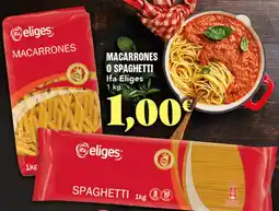 Gadis Ifa eliges macarrones o spaghetti oferta