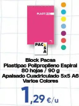 Hiper FROIZ Pacsaplastipac polipropileno espiral oferta