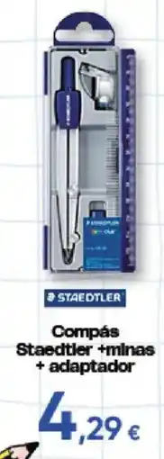 Hiper FROIZ Staedtler compás +minas + adaptador oferta