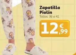 Alcampo Zapatilla Piolín oferta