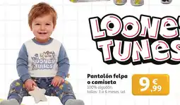 Alcampo Pantalón felpa o camiseta oferta