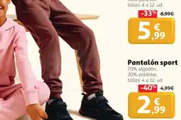 Alcampo Pantalón sport oferta