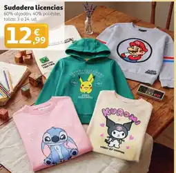 Alcampo Sudadera licencias oferta